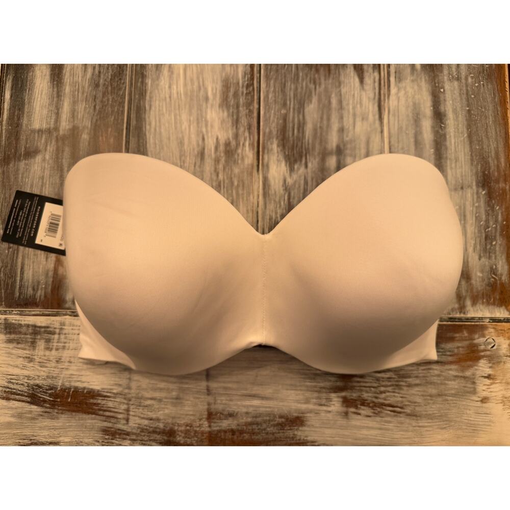 Maidenform White Full Coverage Strapless Convertible Bra Size 38DDD